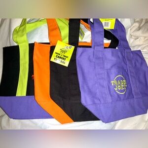 Trader Joe trick-or-treat tote bags